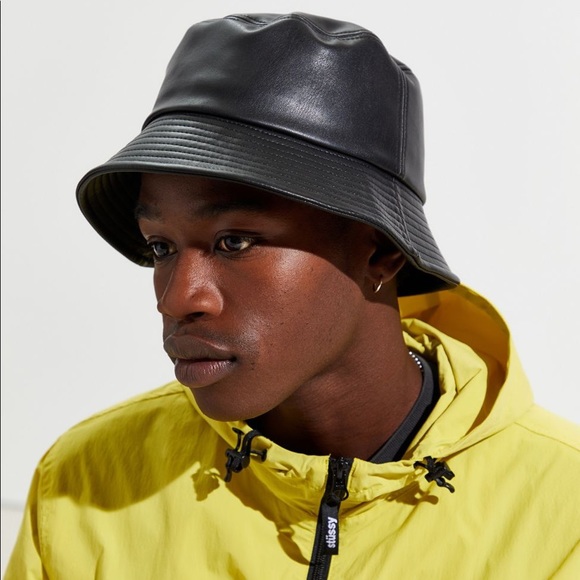 Accessories - Leather bucket hat